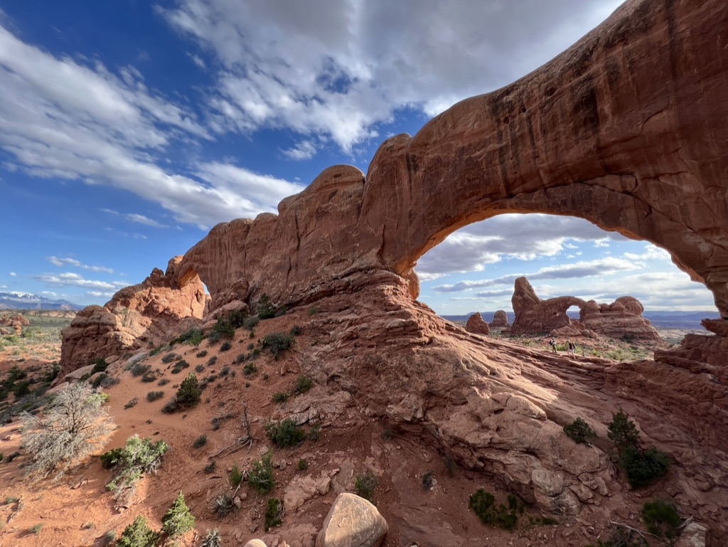 Turret Arch, as seen through North Window Arch